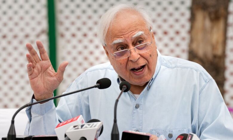 Rajya Sabha MP Kapil Sibal