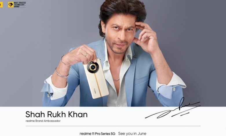 Bollywood superstar Shah Rukh Khan - Realme - androguru