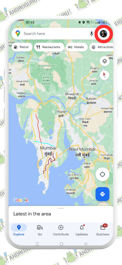 Open Google Maps on your Android (2) - androguru