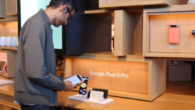 Google Pixel 8 Pro and Sundar Pichai - androguru
