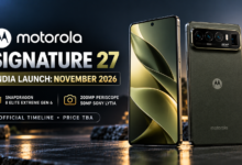 Motorola Signature 27 Confirmed for India in November With Snapdragon 8 Elite Extreme Gen 6