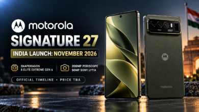 Motorola Signature 27 Confirmed for India in November With Snapdragon 8 Elite Extreme Gen 6