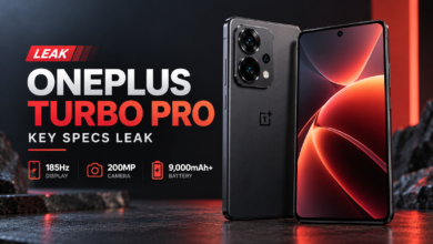 OnePlus Turbo Pro Leak Reveals 200MP Camera, 185Hz Display and Massive Battery