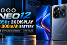 iQOO Neo12 Launches With a Massive 9,000mAh Battery, 185Hz Display and Built-In Cooling Fan